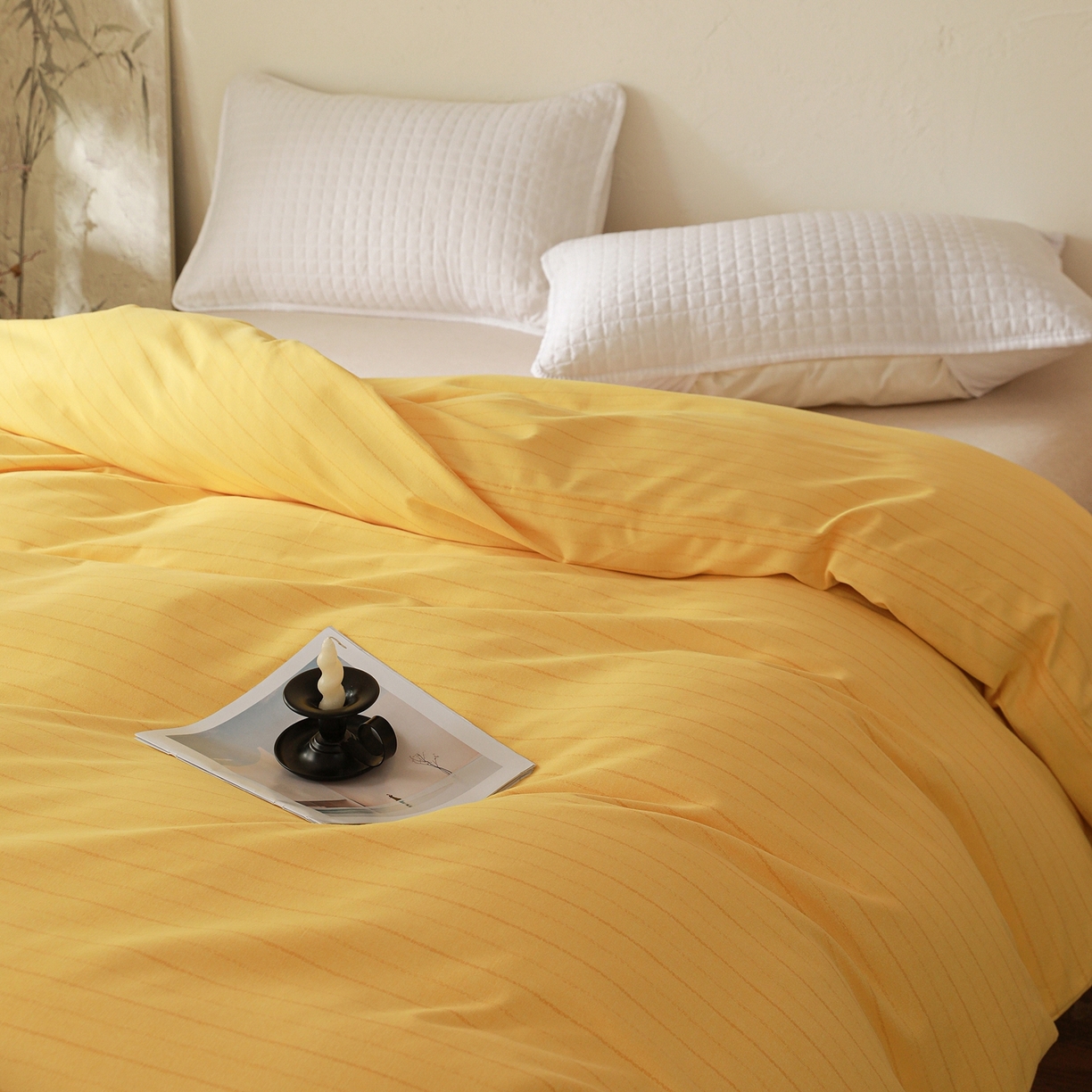 91家纺网 家纺一手货源 找家纺 小叮当家纺仓储工厂店 (买家秀 爆款花型 不断货)2025新款良品磨毛单被套被套单件 织梦黄