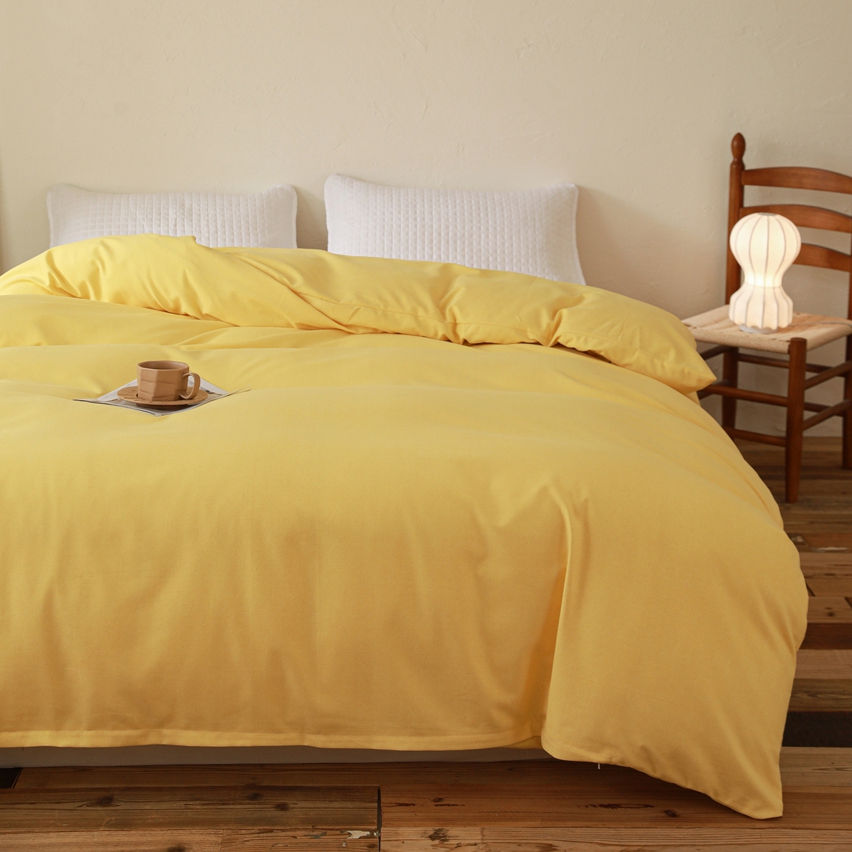 91家纺网 家纺一手货源 找家纺 小叮当家纺仓储工厂店 (买家秀 爆款花型 不断货)2025新款良品磨毛单被套被套单件 肌理黄