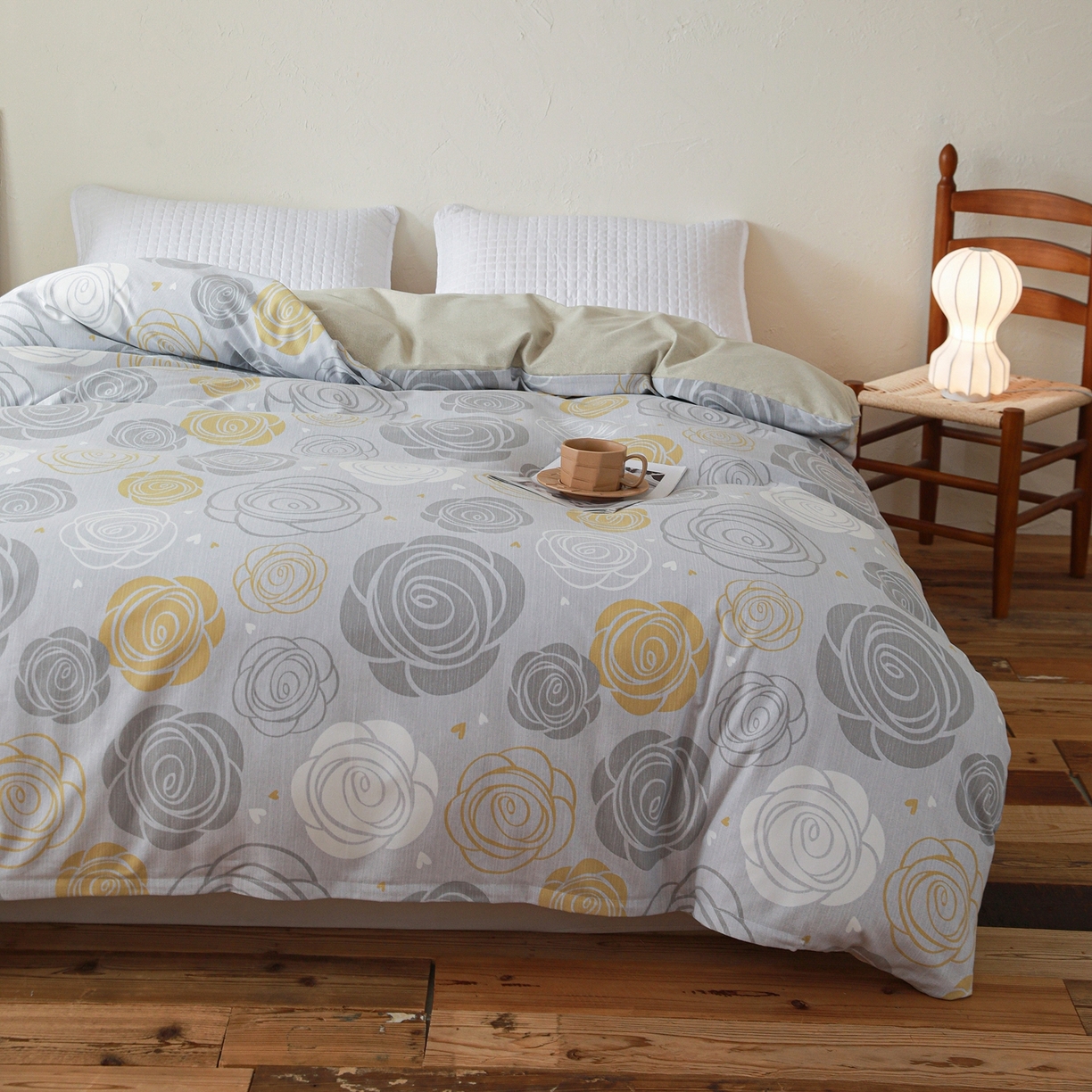 91家纺网 家纺一手货源 找家纺 小叮当家纺仓储工厂店 (买家秀 爆款花型 不断货)2025新款良品磨毛单被套被套单件 花韵