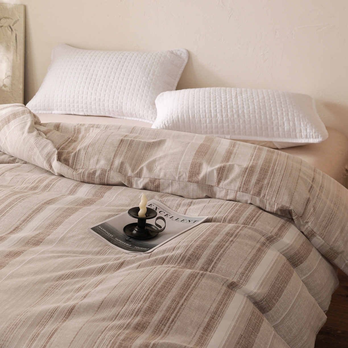 91家纺网 家纺一手货源 找家纺 小叮当家纺仓储工厂店 (买家秀 爆款花型 不断货)2025新款良品磨毛单被套被套单件 流沙灰