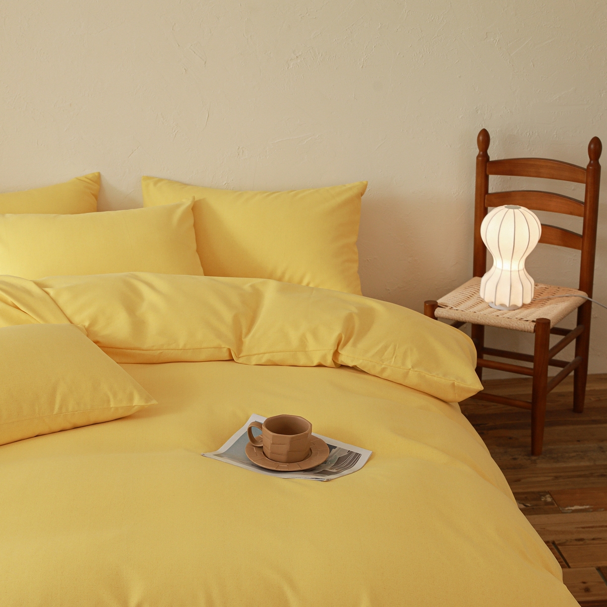 91家纺网 家纺一手货源 找家纺 小叮当家纺仓储工厂店 (买家秀 爆款花型 不断货)2025秋冬新款亲肤舒适良品磨毛四件套 肌理黄