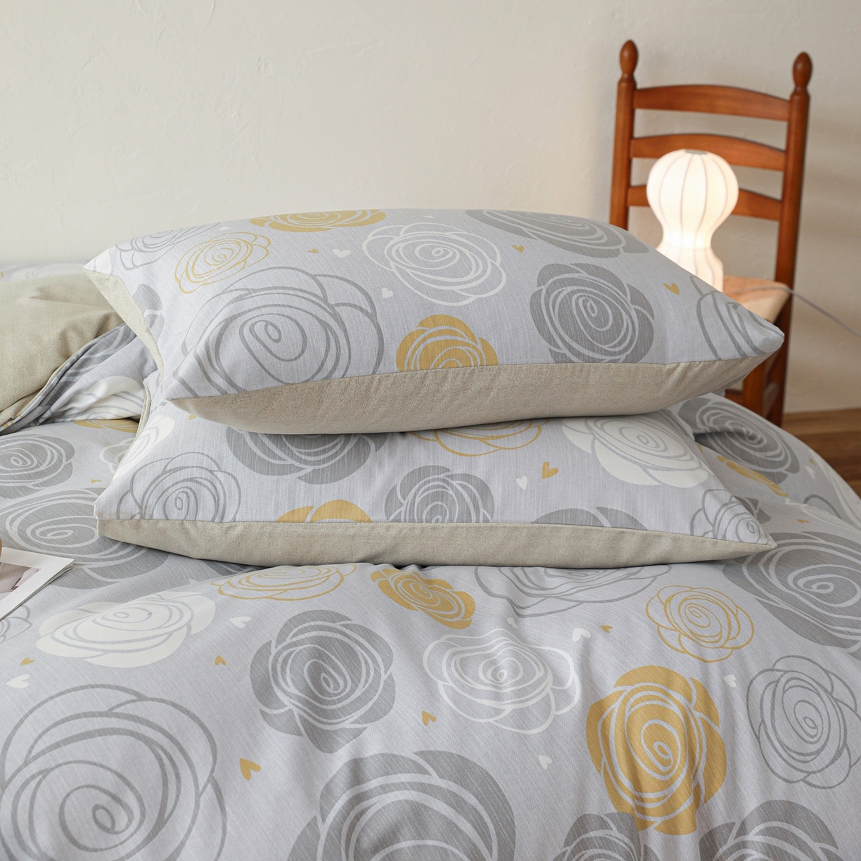 91家纺网 家纺一手货源 找家纺 小叮当家纺仓储工厂店 (买家秀 爆款花型 不断货)2025秋冬新款亲肤舒适良品磨毛四件套 花韵