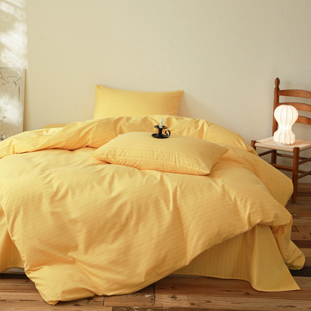 91家纺网 家纺一手货源 找家纺 小叮当家纺仓储工厂店 (买家秀 爆款花型 不断货)2025秋冬新款亲肤舒适良品磨毛四件套 织梦黄