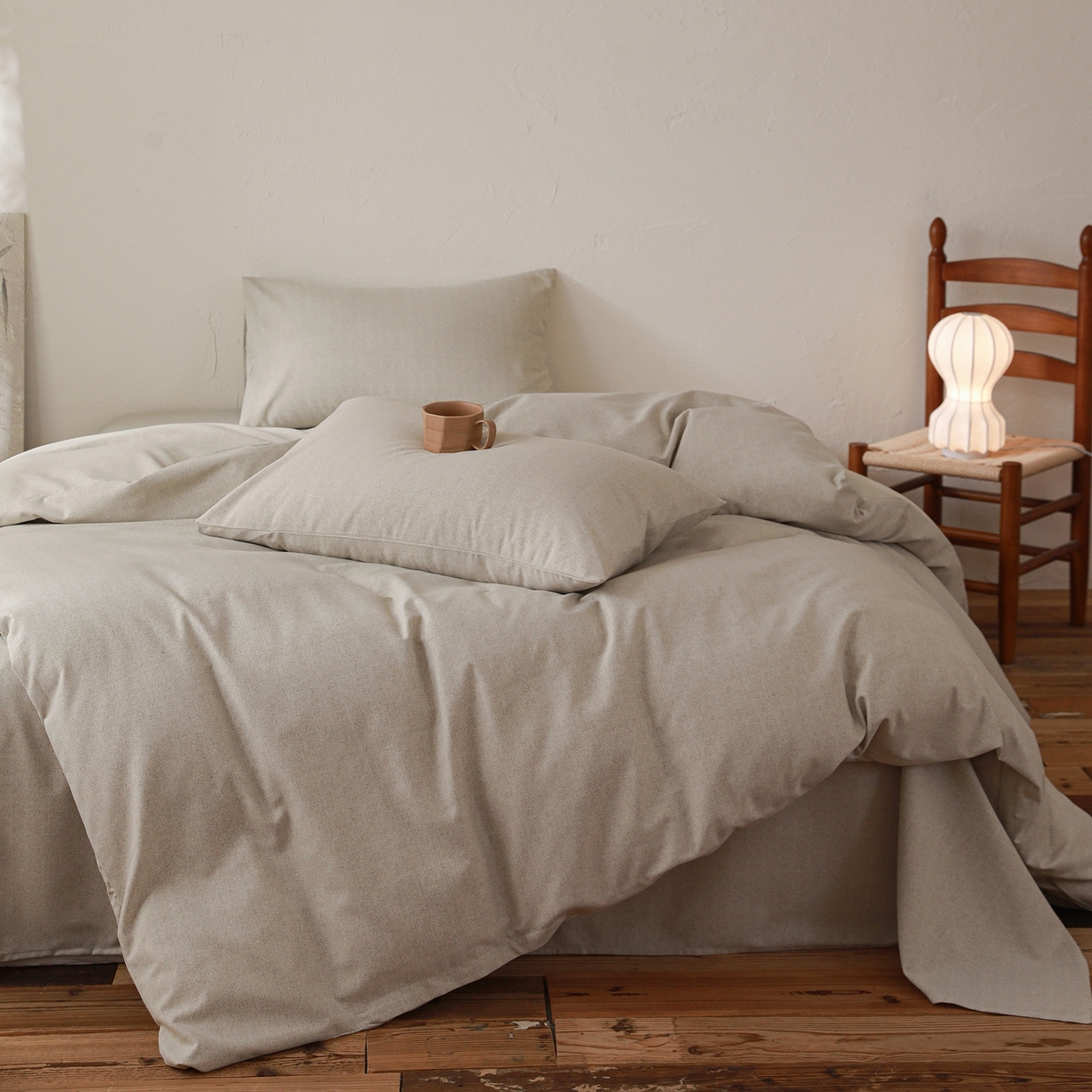 91家纺网 家纺一手货源 找家纺 小叮当家纺仓储工厂店 (买家秀 爆款花型 不断货)2025秋冬新款亲肤舒适良品磨毛四件套 肌理灰