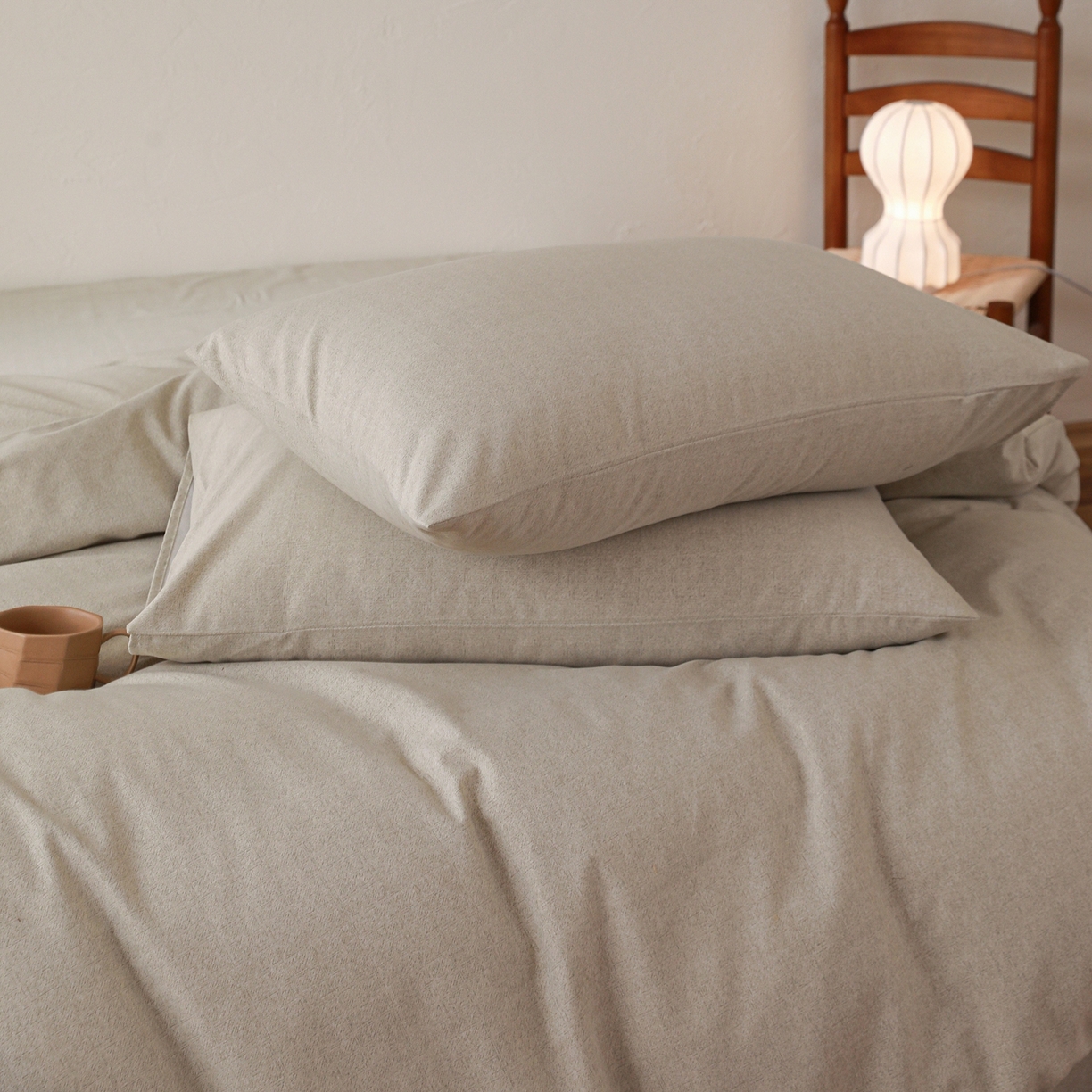 91家纺网 家纺一手货源 找家纺 小叮当家纺仓储工厂店 (买家秀 爆款花型 不断货)2025秋冬新款亲肤舒适良品磨毛四件套 肌理灰