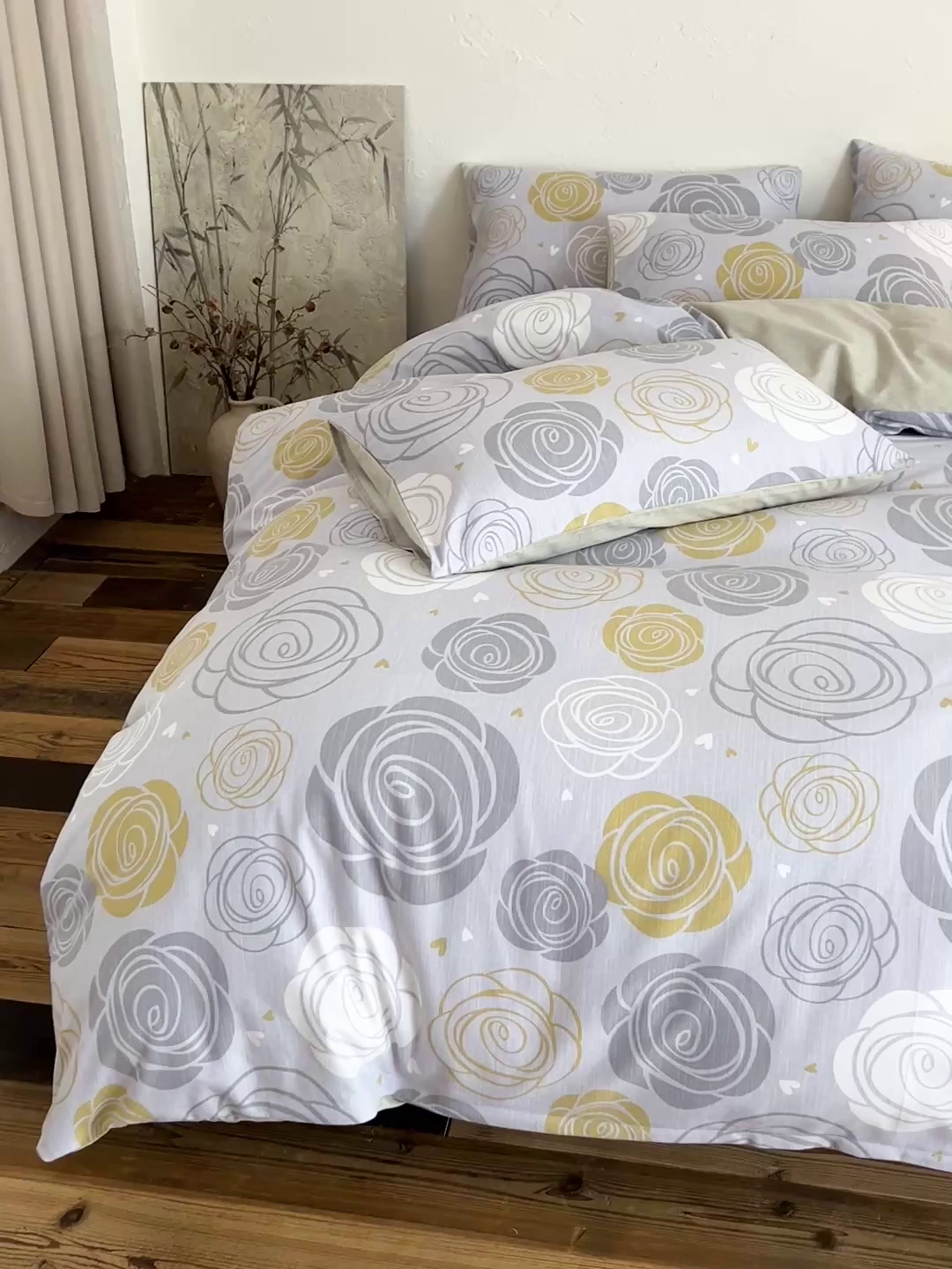 91家纺网 家纺一手货源 找家纺 小叮当家纺仓储工厂店 (买家秀 爆款花型 不断货)2025秋冬新款亲肤舒适良品磨毛四件套 花韵