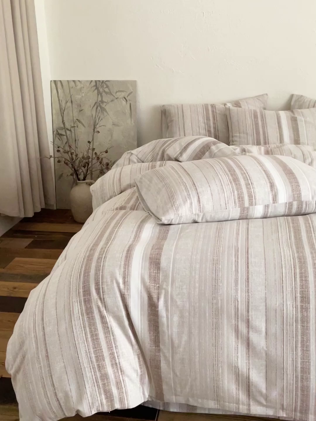 91家纺网 家纺一手货源 找家纺 小叮当家纺仓储工厂店 (买家秀 爆款花型 不断货)2025秋冬新款亲肤舒适良品磨毛四件套 流沙灰