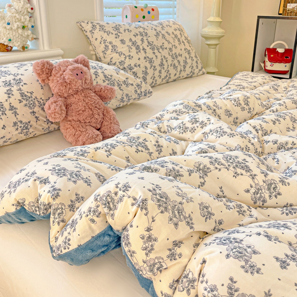 91家纺网 家纺一手货源 找家纺 小叮当家纺仓储工厂店 2025新款A类母婴级宝宝被子牛奶丝针织棉豆豆被豆豆被子儿童婴童大豆被精品买家秀 晨曦