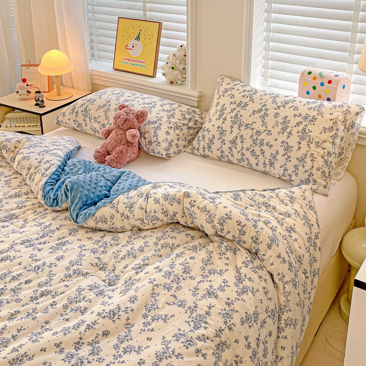 91家纺网 家纺一手货源 找家纺 小叮当家纺仓储工厂店 2025新款A类母婴级宝宝被子牛奶丝针织棉豆豆被豆豆被子儿童婴童大豆被精品买家秀 晨曦