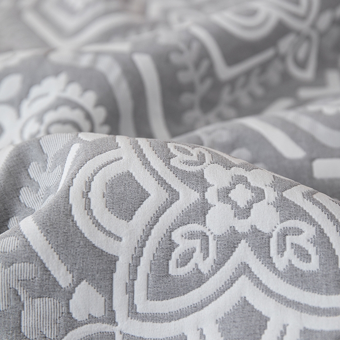 91家纺网 家纺一手货源 找家纺 小叮当家纺仓储工厂店 (买家秀 爆款花型 不断货)2025新款舒适简约A类全棉三层纱单品床笠单件床笠 卡曼洛-锡器灰