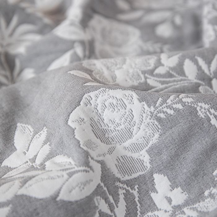 91家纺网 家纺一手货源 找家纺 小叮当家纺仓储工厂店 (买家秀 爆款花型 不断货)2025新款舒适简约A类全棉三层纱单品床笠单件床笠 慕白-锡器灰