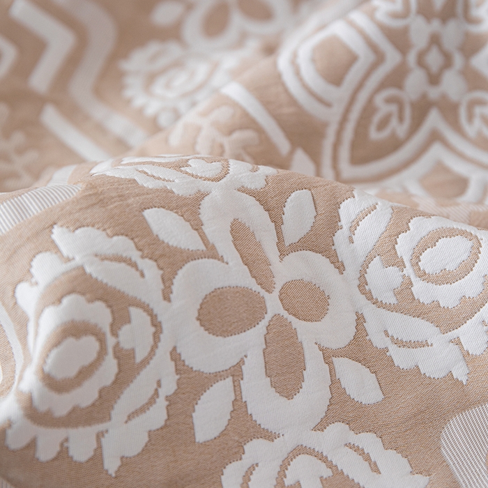 91家纺网 家纺一手货源 找家纺 小叮当家纺仓储工厂店 (买家秀 爆款花型 不断货)2025新款舒适简约A类全棉三层纱单品床笠单件床笠 卡曼洛-深棕