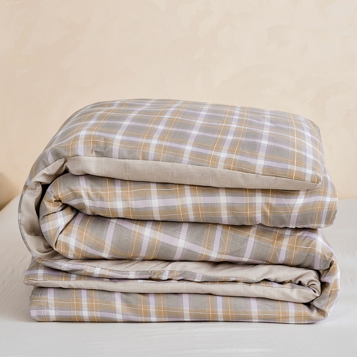 91家纺网 家纺一手货源 找家纺 小叮当家纺仓储工厂店 (买家秀 爆款花型 不断货)2025新款水洗棉可拆卸棉花被被子被芯 玫丽莎-桔