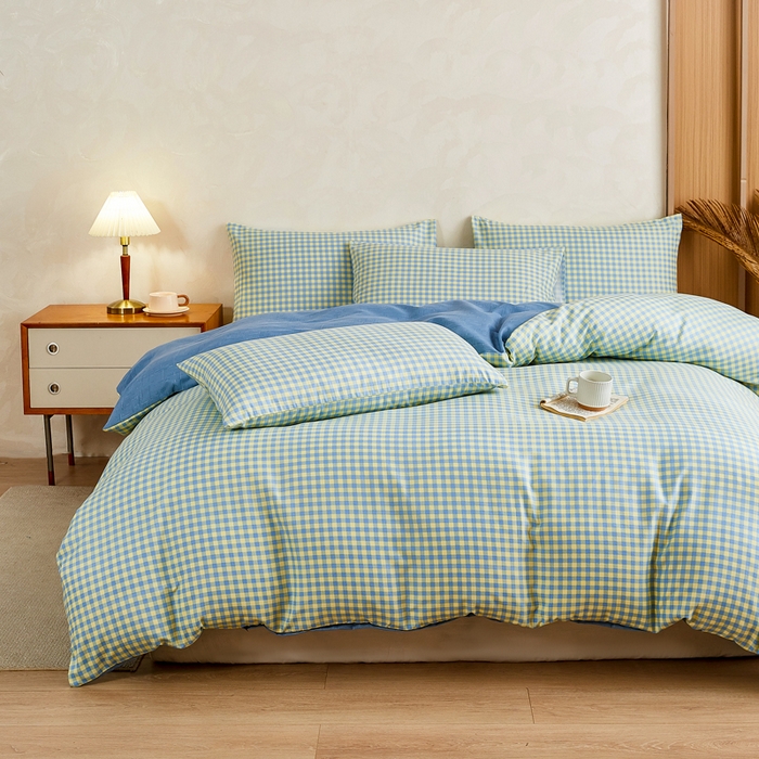 91家纺网 家纺一手货源 找家纺 小叮当家纺仓储工厂店 (买家秀 爆款花型 不断货)2025新款水洗棉可拆卸棉花被被子被芯 西诺斯-绿