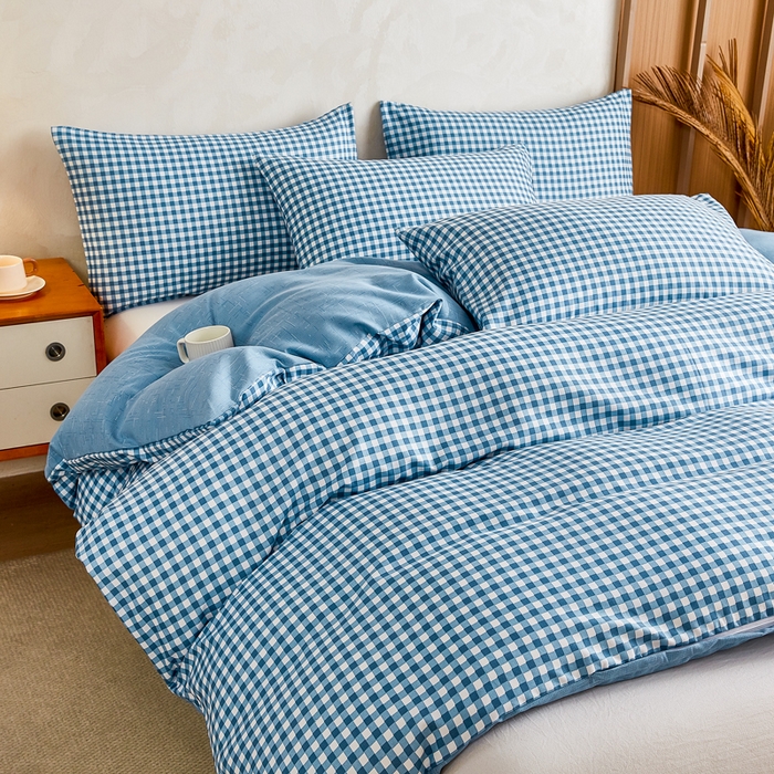 91家纺网 家纺一手货源 找家纺 小叮当家纺仓储工厂店 (买家秀 爆款花型 不断货)2025新款水洗棉可拆卸棉花被被子被芯 优格-兰