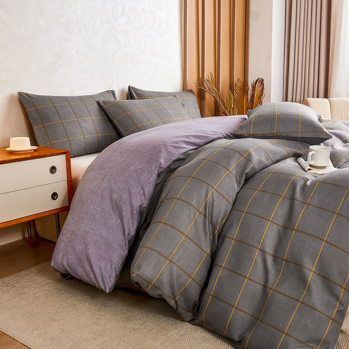 91家纺网 家纺一手货源 找家纺 小叮当家纺仓储工厂店 (买家秀 爆款花型 不断货)2025新款水洗棉可拆卸棉花被被子被芯 优可-灰