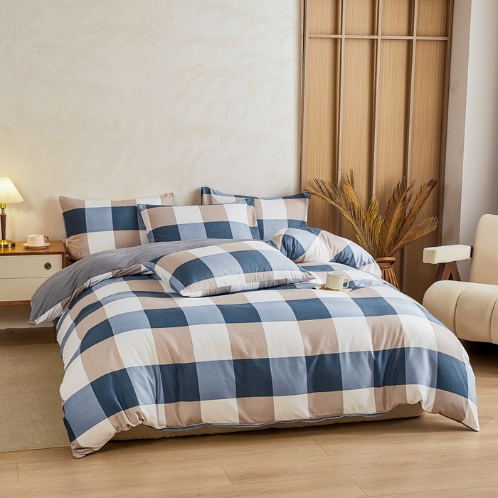 91家纺网 家纺一手货源 找家纺 小叮当家纺仓储工厂店 (买家秀 爆款花型 不断货)2025新款水洗棉可拆卸棉花被被子被芯 格局