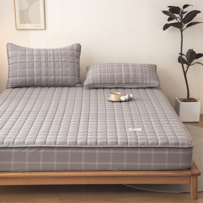 91家纺网 家纺一手货源 找家纺 （总）小叮当家纺仓储工厂店 (买家秀 爆款花型 不断货)2025新款A类全棉色织抗菌夹棉单品床笠单件床笠