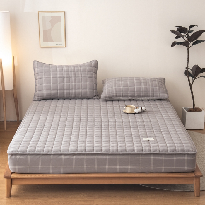 91家纺网 家纺一手货源 找家纺 （总）小叮当家纺仓储工厂店 (买家秀 爆款花型 不断货)2025新款A类全棉色织抗菌夹棉单品床笠单件床笠