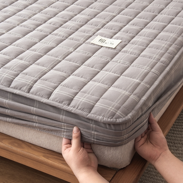 91家纺网 家纺一手货源 找家纺 （总）小叮当家纺仓储工厂店 (买家秀 爆款花型 不断货)2025新款A类全棉色织抗菌夹棉单品床笠单件床笠