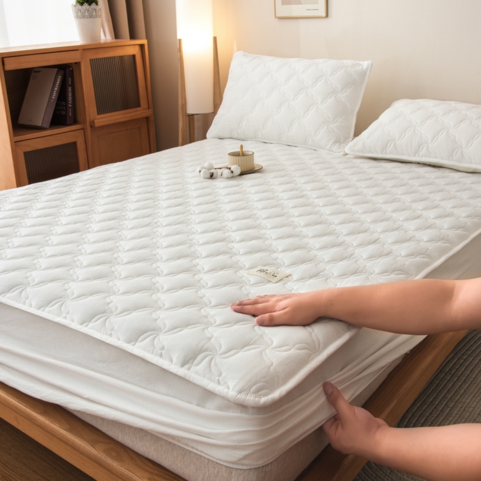 91家纺网 家纺一手货源 找家纺 （总）小叮当家纺仓储工厂店 (买家秀 爆款花型 不断货)2025新款A类全棉色织抗菌夹棉单品床笠单件床笠