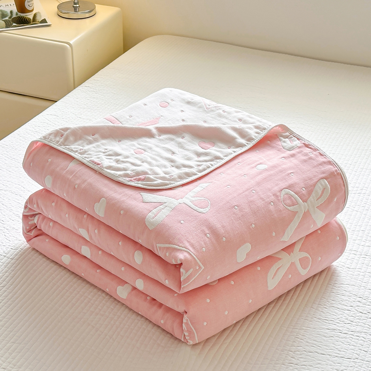 91家纺网 家纺一手货源 找家纺 （总）小叮当家纺仓储工厂店 (买家秀 爆款花型 不断货)2025新款全棉六层纱布毛巾被系列