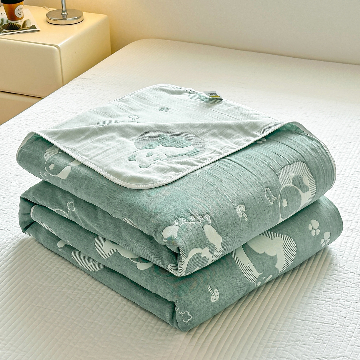 91家纺网 家纺一手货源 找家纺 （总）小叮当家纺仓储工厂店 (买家秀 爆款花型 不断货)2025新款全棉六层纱布毛巾被系列