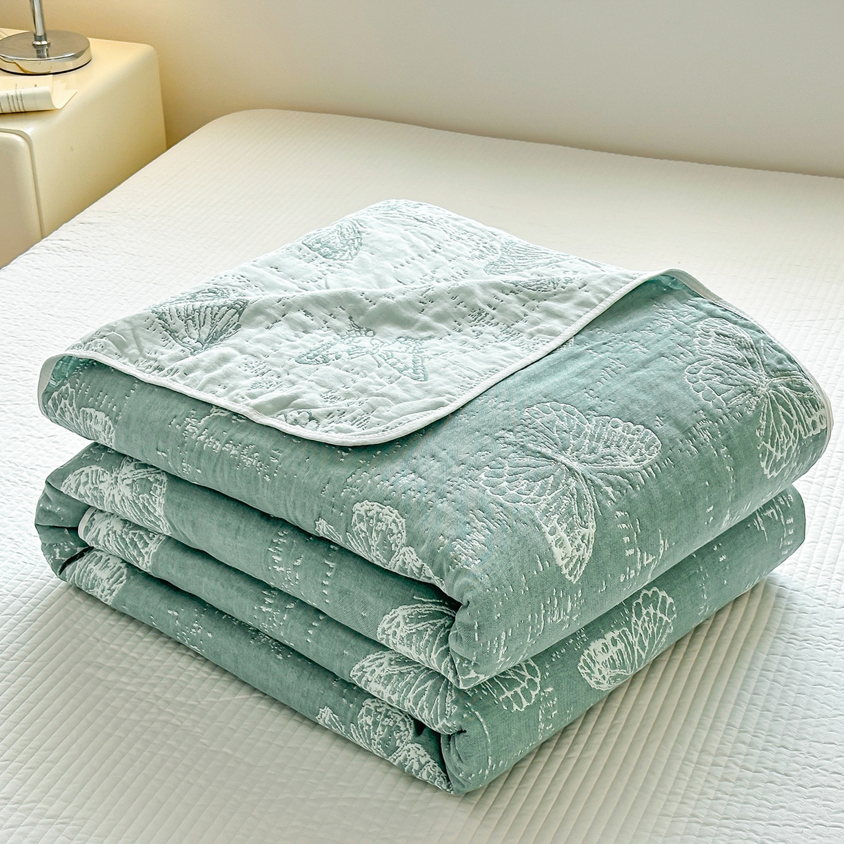 91家纺网 家纺一手货源 找家纺 （总）小叮当家纺仓储工厂店 (买家秀 爆款花型 不断货)2025新款全棉六层纱布毛巾被系列