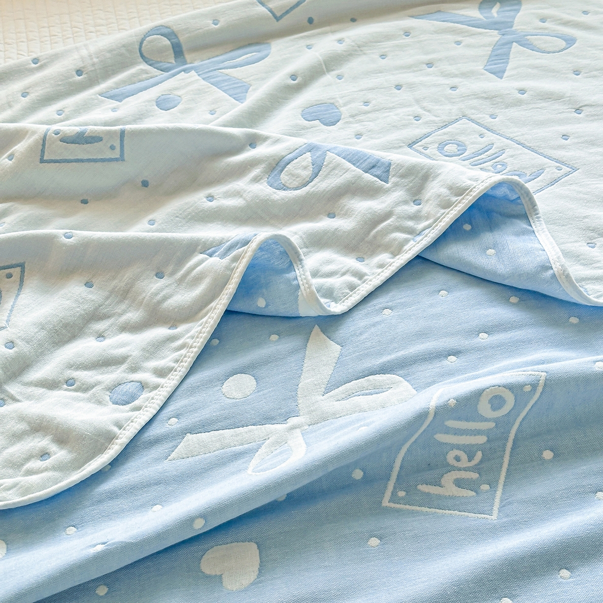 91家纺网 家纺一手货源 找家纺 （总）小叮当家纺仓储工厂店 (买家秀 爆款花型 不断货)2025新款全棉六层纱布毛巾被系列