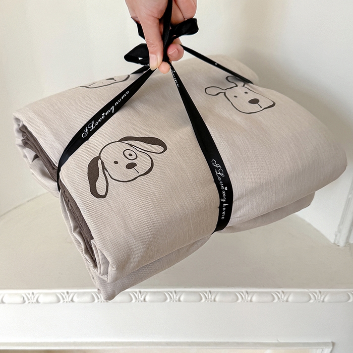 91家纺网 家纺一手货源 找家纺 （总）竹合家纺 2025秋冬新款加厚磨毛色织暖绒系列针织四件套高克重