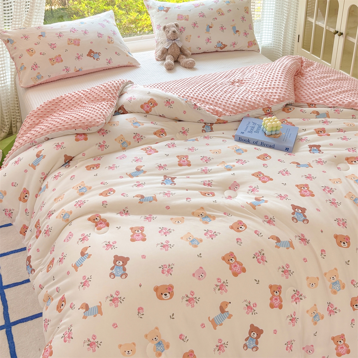 91家纺网 家纺一手货源 找家纺 （总）小叮当家纺仓储工厂店 (买家秀 爆款花型 不断货)2025新款A类针织棉大豆被被子被芯