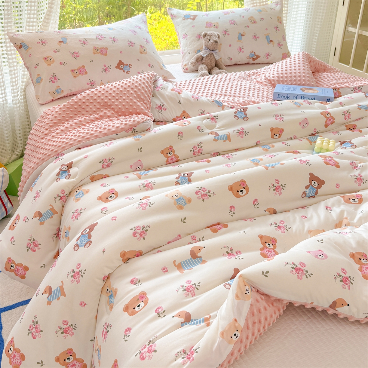 91家纺网 家纺一手货源 找家纺 （总）小叮当家纺仓储工厂店 (买家秀 爆款花型 不断货)2025新款A类针织棉大豆被被子被芯