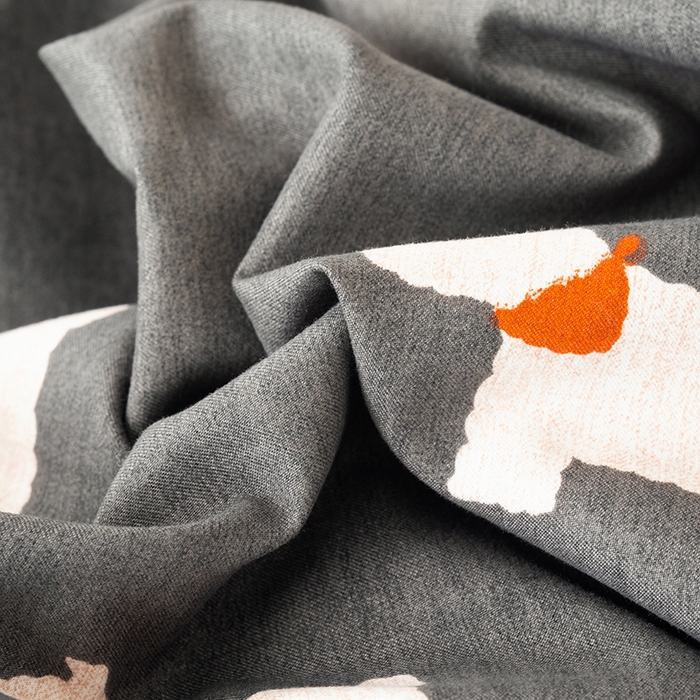 91家纺网 家纺一手货源 找家纺 竹合家纺 2025秋冬新款加厚磨毛色织暖绒系列针织四件套高克重 雪纳瑞-黑灰