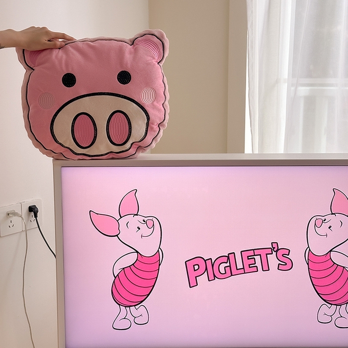 91家纺网 家纺一手货源 找家纺 小叮当家纺仓储工厂店 （买家秀 爆款花型 不断货）2025新款A类母婴级迪士尼毛毯子牛奶绒毛毯牛奶绒毯 贴布绣--粉小猪