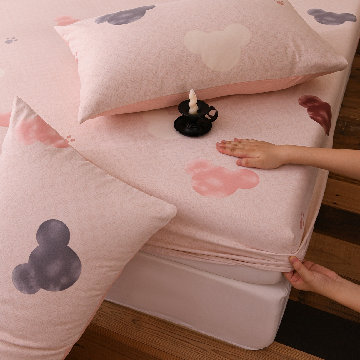 91家纺网 家纺一手货源 找家纺 （总）小叮当家纺仓储工厂店 (买家秀 爆款花型 不断货)2025新款良品磨毛单床笠床笠单件