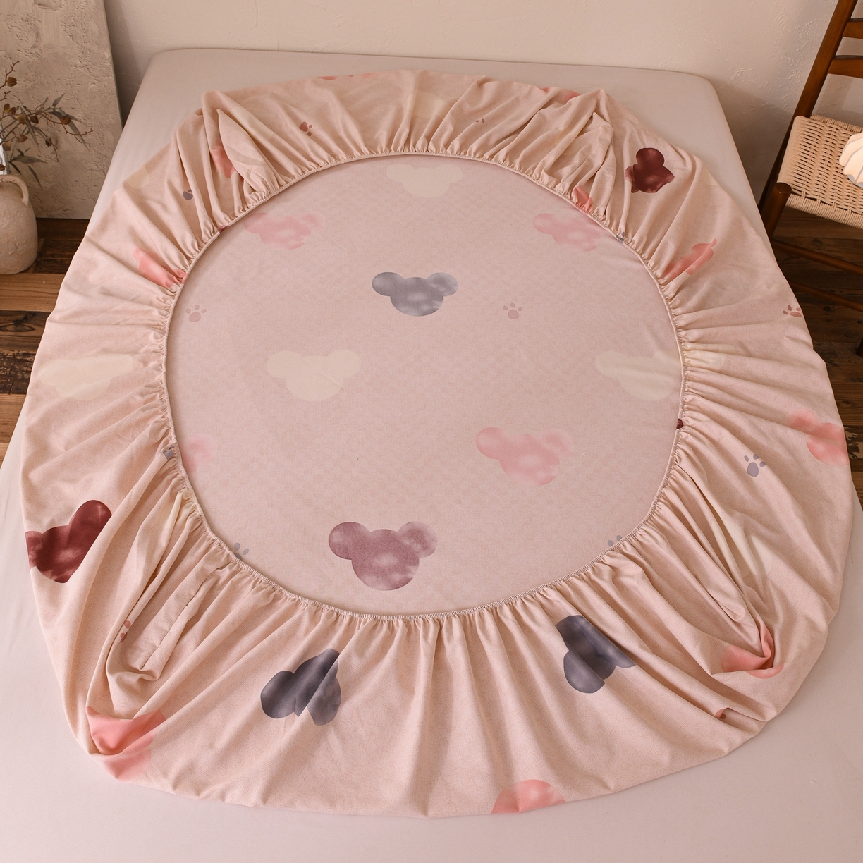 91家纺网 家纺一手货源 找家纺 （总）小叮当家纺仓储工厂店 (买家秀 爆款花型 不断货)2025新款良品磨毛单床笠床笠单件