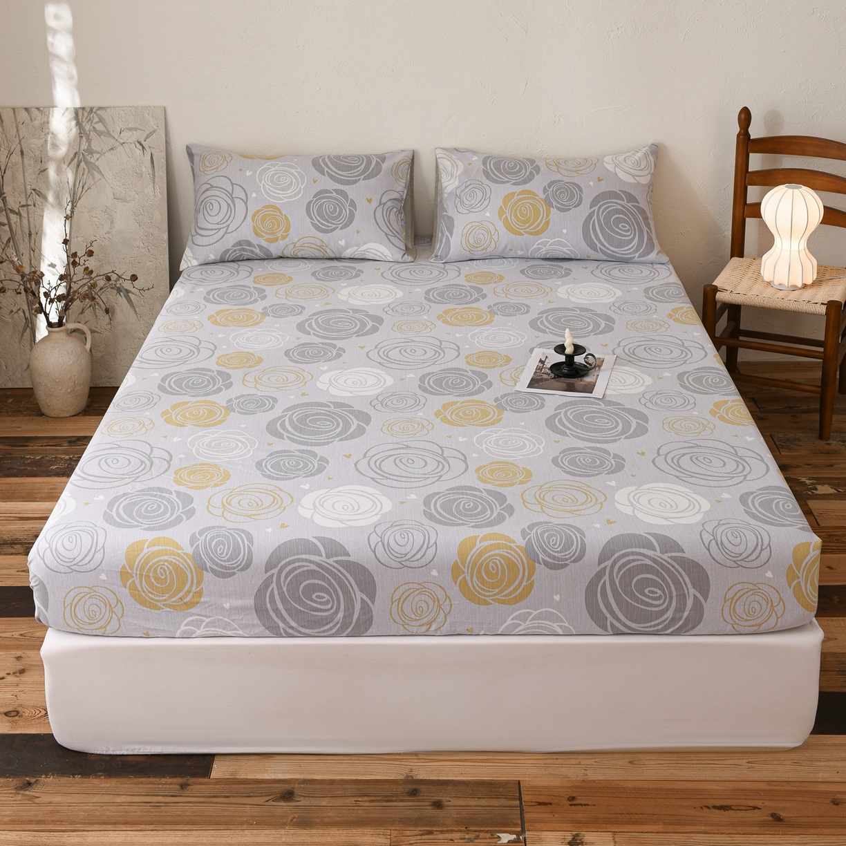 91家纺网 家纺一手货源 找家纺 （总）小叮当家纺仓储工厂店 (买家秀 爆款花型 不断货)2025新款良品磨毛单床笠床笠单件