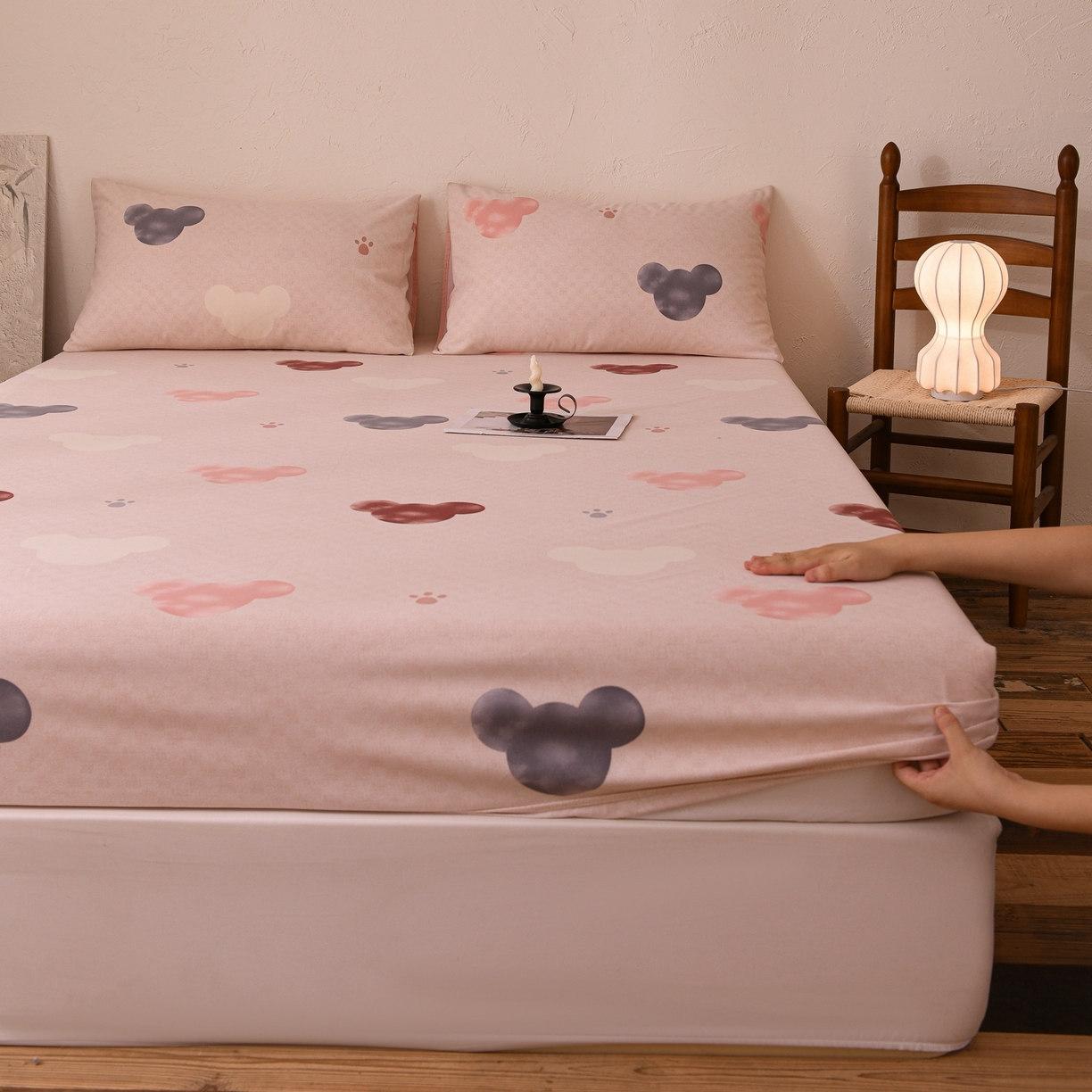 91家纺网 家纺一手货源 找家纺 （总）小叮当家纺仓储工厂店 (买家秀 爆款花型 不断货)2025新款良品磨毛单床笠床笠单件