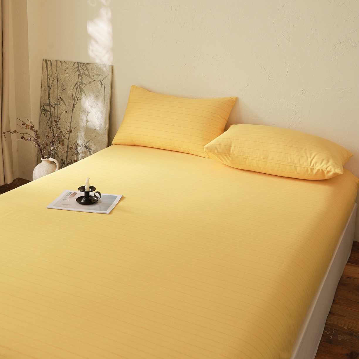 91家纺网 家纺一手货源 找家纺 小叮当家纺仓储工厂店 (买家秀 爆款花型 不断货)2025新款良品磨毛单床笠床笠单件 织梦黄