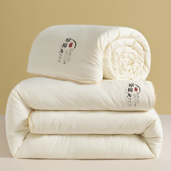 （总）小叮当家纺仓储工厂店 2025新款原棉大豆被子母扣拉链二合一被 被子被芯(买家秀 爆款花型 不断货)