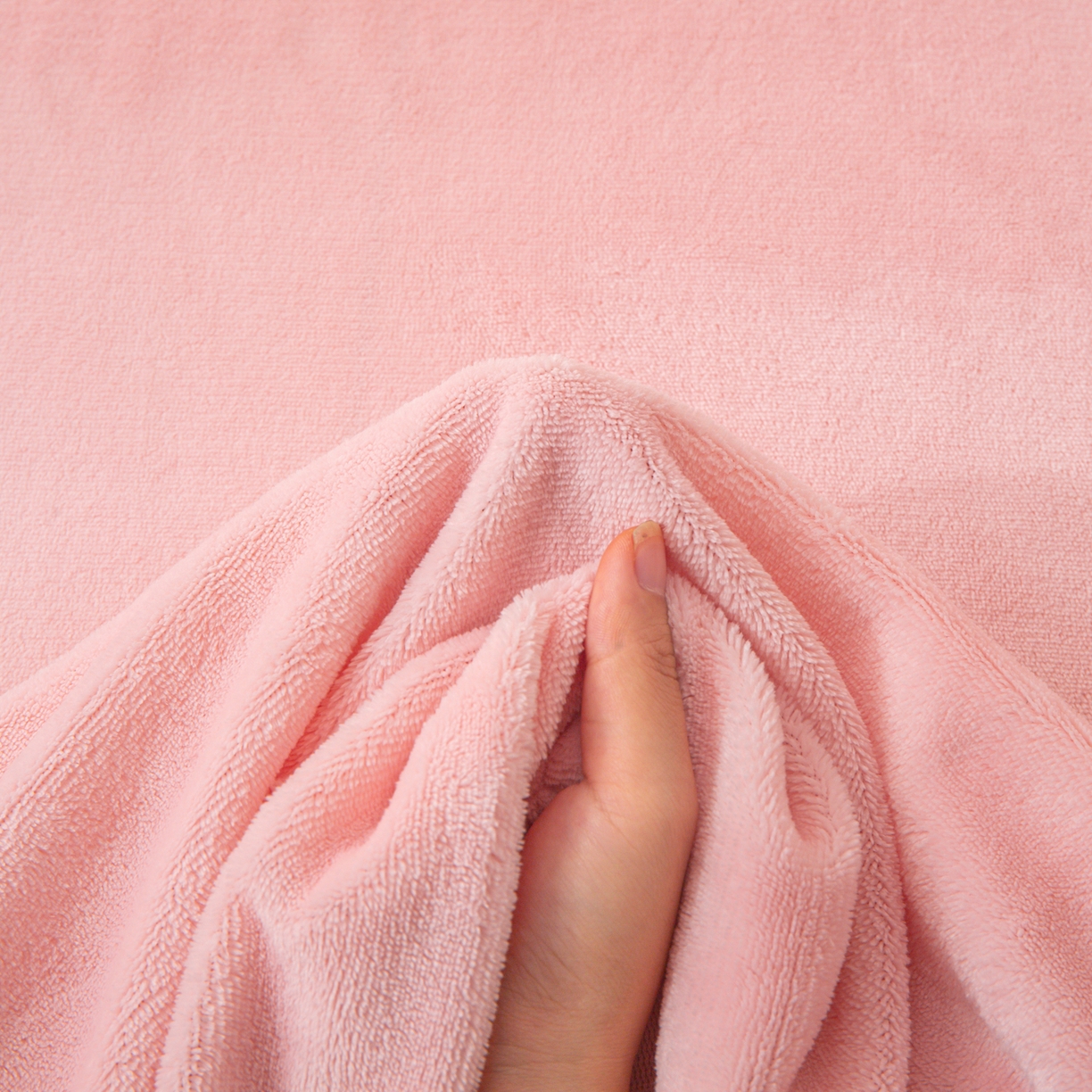 91家纺网 家纺一手货源 找家纺 小叮当家纺仓储工厂店 2025新款200克高克重牛奶绒单品床笠单件床笠 绒粉