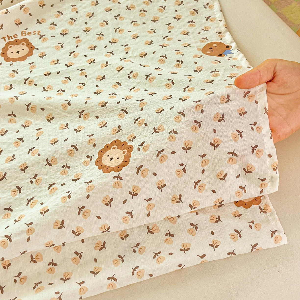 91家纺网 家纺一手货源 找家纺 （总）小叮当家纺仓储工厂店 【长期供货】2025新款双层纱地铺防尘套【支持小批量定制】