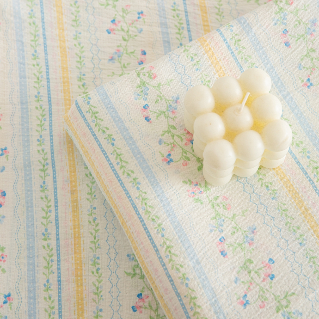 91家纺网 家纺一手货源 找家纺 小叮当家纺仓储工厂店 【长期供货】2025新款双层纱地铺防尘套【支持小批量定制】 S绿园