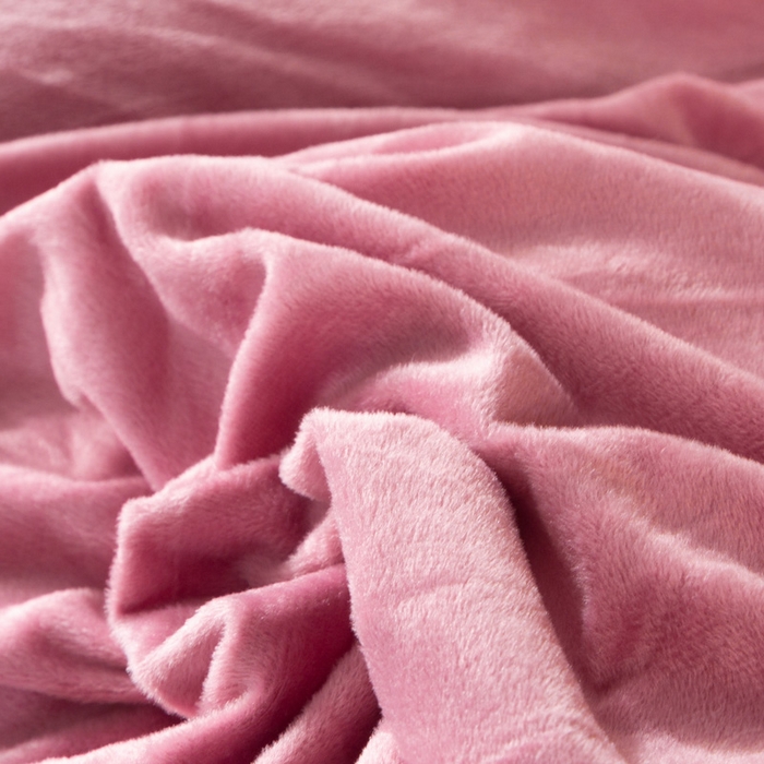 91家纺网 家纺一手货源 找家纺 小叮当家纺仓储工厂店 2025新款水晶绒夹棉床裙四件套 豆沙