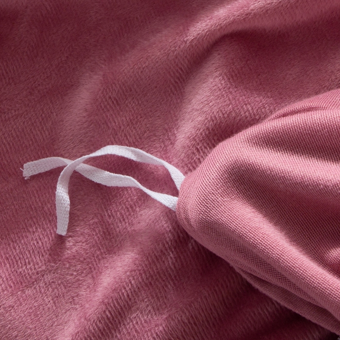 91家纺网 家纺一手货源 找家纺 小叮当家纺仓储工厂店 2025新款水晶绒夹棉床裙四件套 豆沙