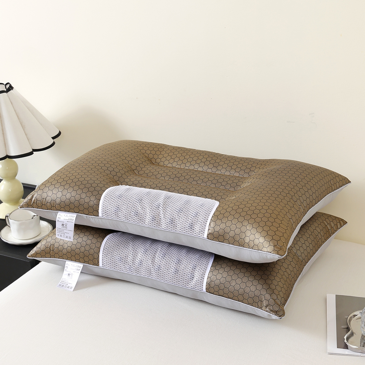 91家纺网 家纺一手货源 找家纺 （总）梵希良品家纺 2025新款石墨烯枕头枕芯功能枕保健枕定型护颈枕