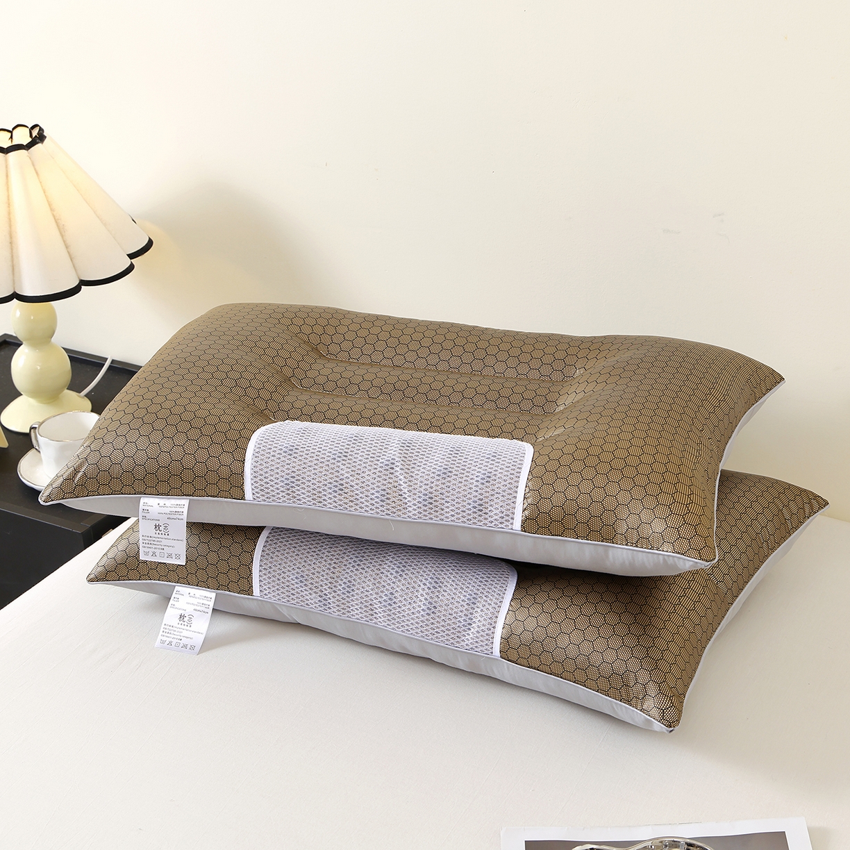 91家纺网 家纺一手货源 找家纺 （总）梵希良品家纺 2025新款石墨烯枕头枕芯功能枕保健枕定型护颈枕