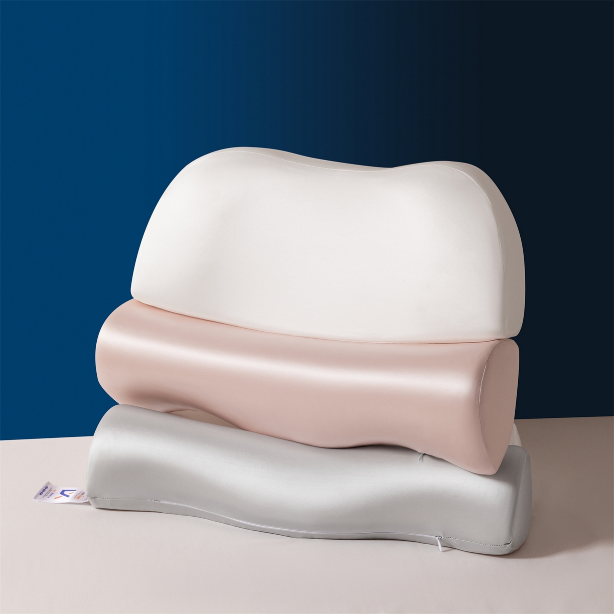 91家纺网 家纺一手货源 找家纺 （总）金牛枕芯 2025新款2合1牵引记忆枕芯锦氨透气凉感零压深睡记忆牵引按摩枕芯枕头