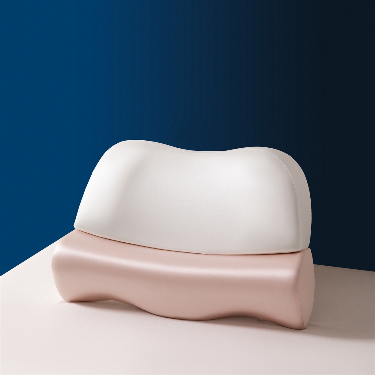 91家纺网 家纺一手货源 找家纺 （总）金牛枕芯 2025新款2合1牵引记忆枕芯锦氨透气凉感零压深睡记忆牵引按摩枕芯枕头