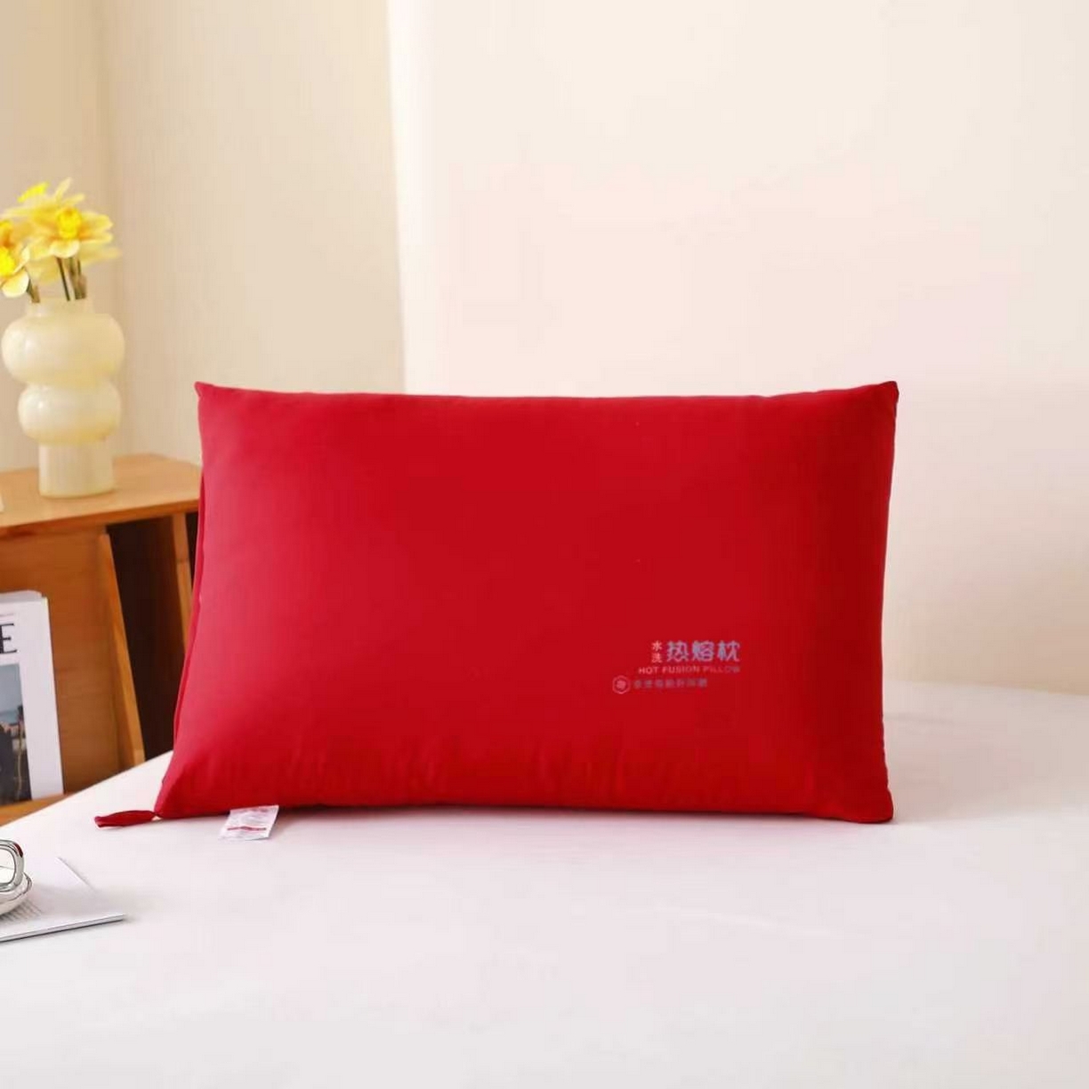 91家纺网 家纺一手货源 找家纺 （总）剑桥枕业 2025新款特惠纯色水洗热熔枕芯整张棉枕头拼多多畅销热款